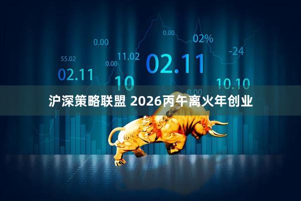 沪深策略联盟 2026丙午离火年创业