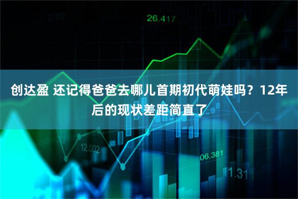 创达盈 还记得爸爸去哪儿首期初代萌娃吗？12年后的现状差距简直了