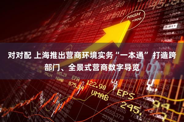 对对配 上海推出营商环境实务“一本通” 打造跨部门、全景式营商数字导览